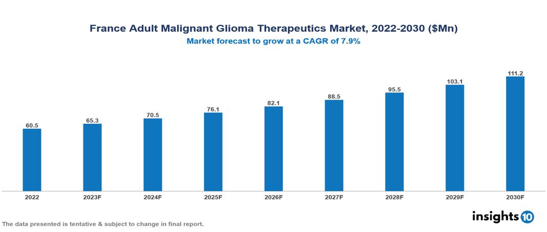 France Adult Malignant Glioma Therapeutics Market Report 2022 to 2030