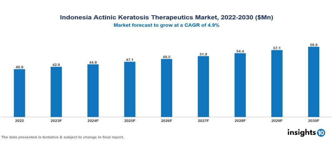 Indonesia Actinic Keratosis Therapeutics Market Report 2022 to 2030