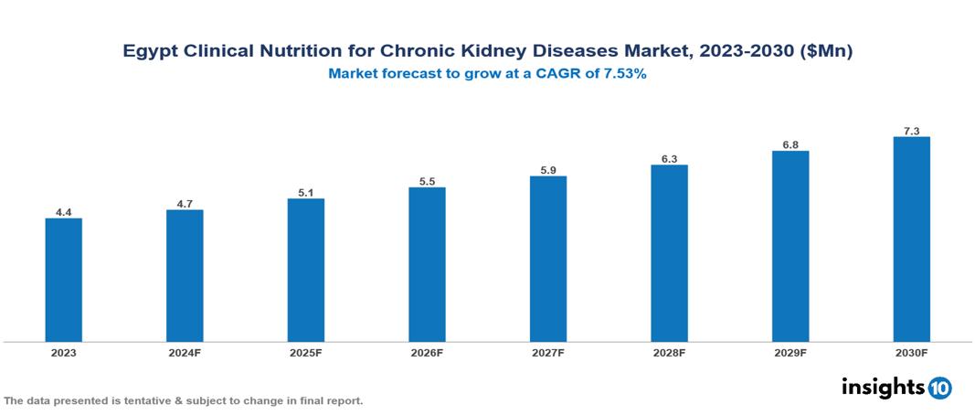 Egypt Clinical Nutrition for Chronic Kidney Diseases Market Report 2023 to 2030